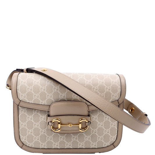 Gucci Horsebit White Shoulder Bag