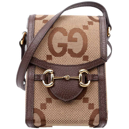 Gucci Horsebit Jumbo GG Canvas Mini Travel Bag