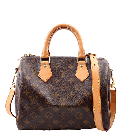 Louis Vuitton Speedy 25 Bandouliere Monogram Handbag Monogram 12