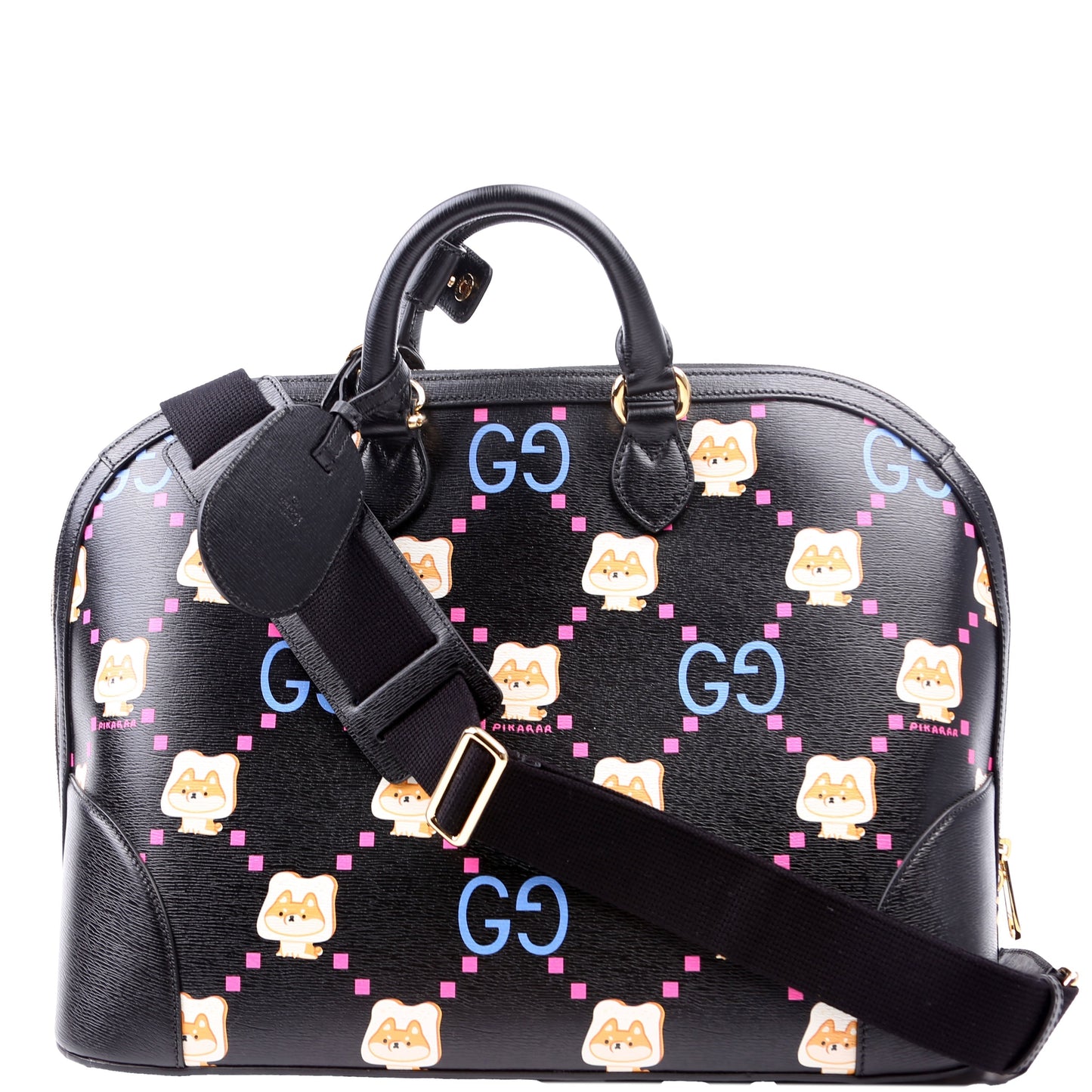 Gucci Dome Pikarar Black Travel Bag