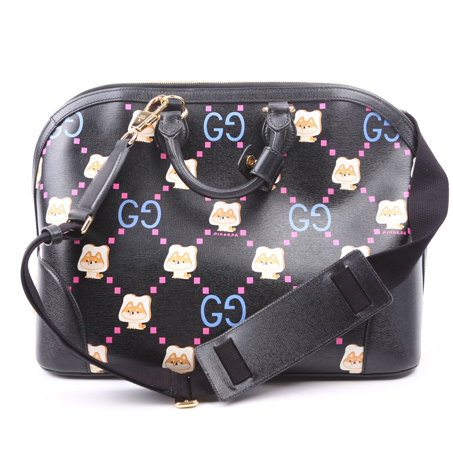 Gucci Dome Pikarar Black Travel Bag