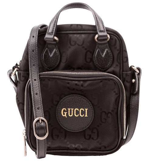 Gucci GG Off Grid Nylon Black Shoulder Bag
