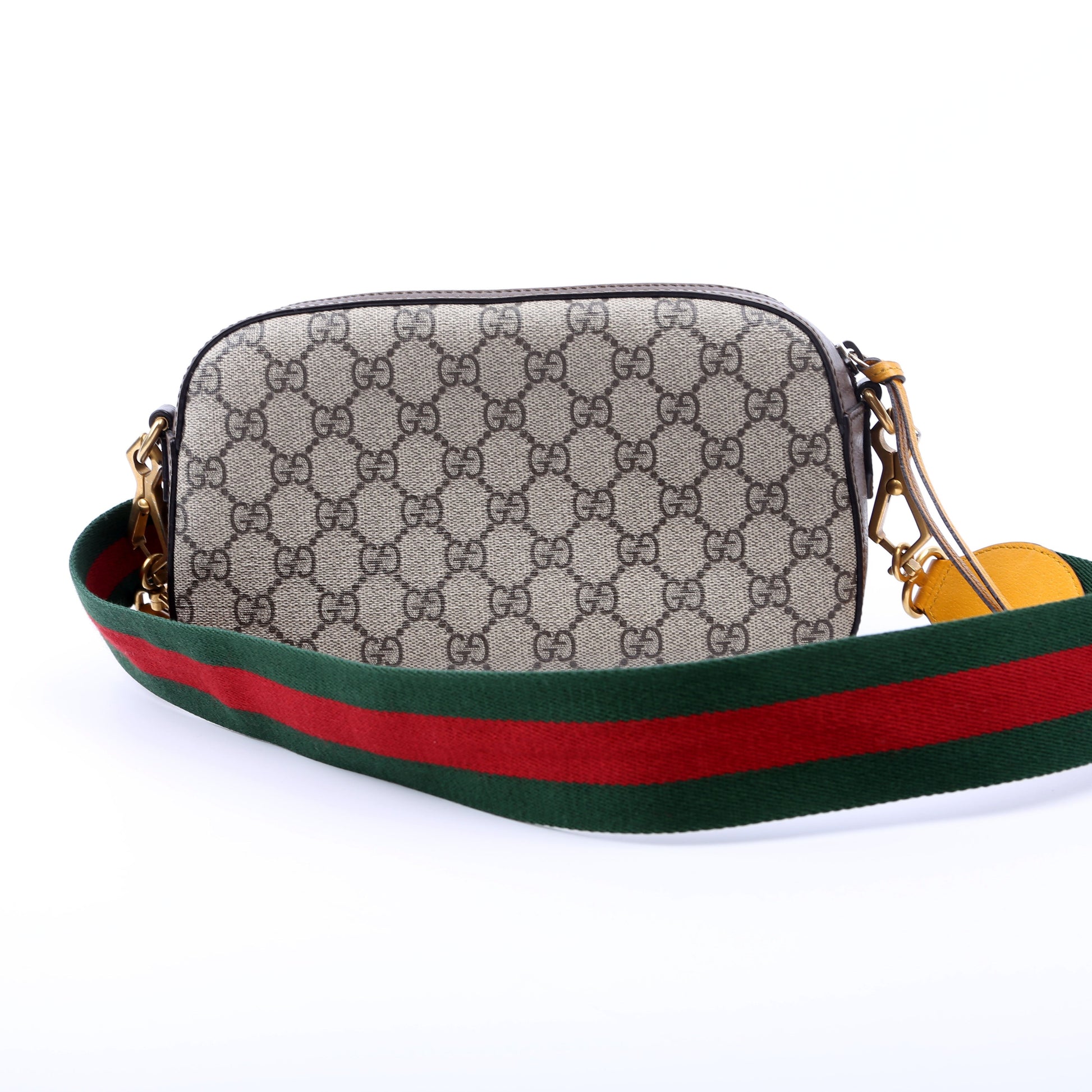 Gucci GG Supreme Messenger Brown Travel Bag Brown 4