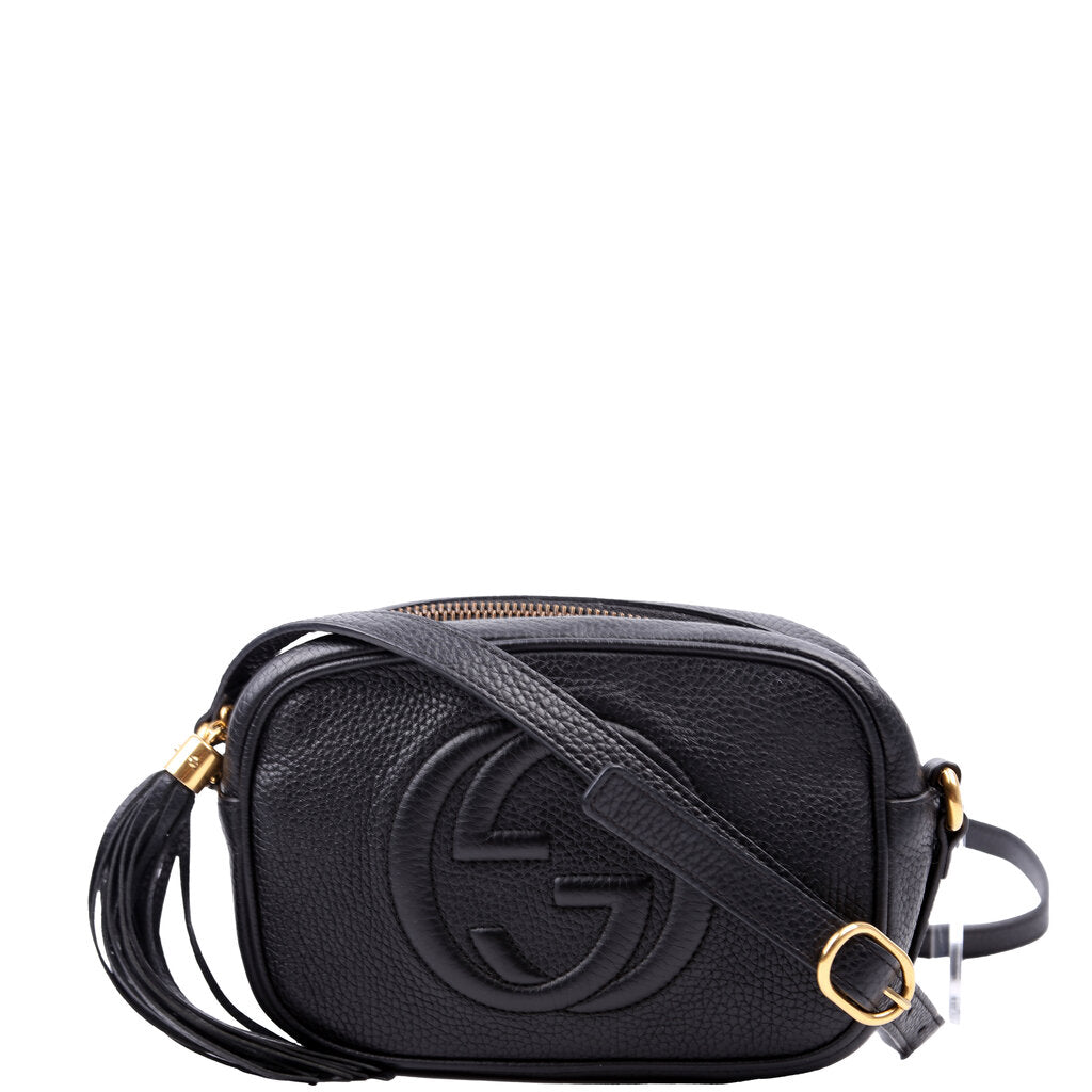 Gucci Soho Disco Black Mini Travel Bag Black 2