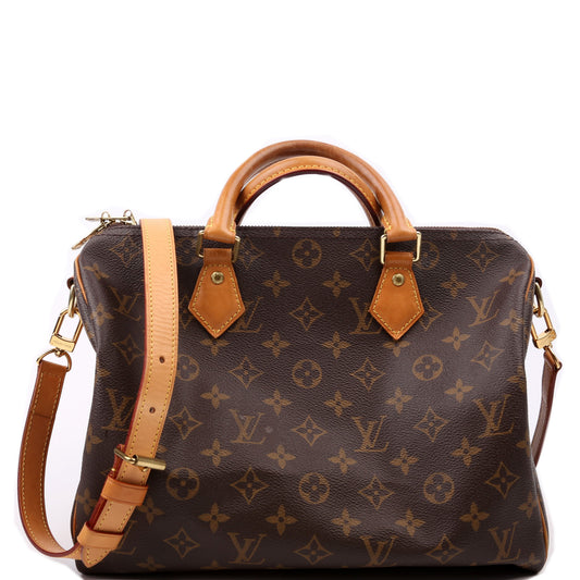 Louis Vuitton Speedy 30 Bandouliere Monogram Handbag Monogram 38