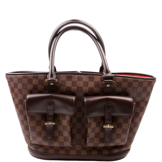 Louis Vuitton Manosque GM Ebene Damier Handbag Ebene 5