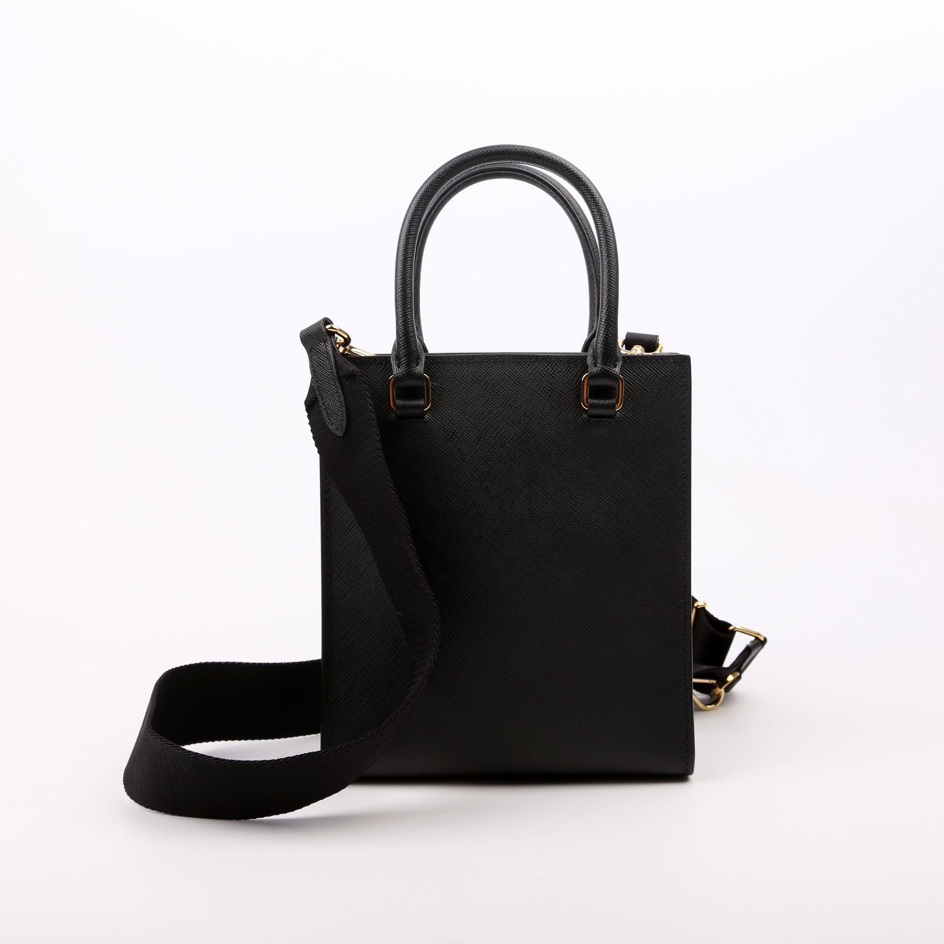 Prada Saffiano Handblack Bag Small Travel Bag