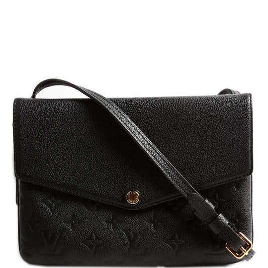 Louis Vuitton Twice Black Empreinte Handbag