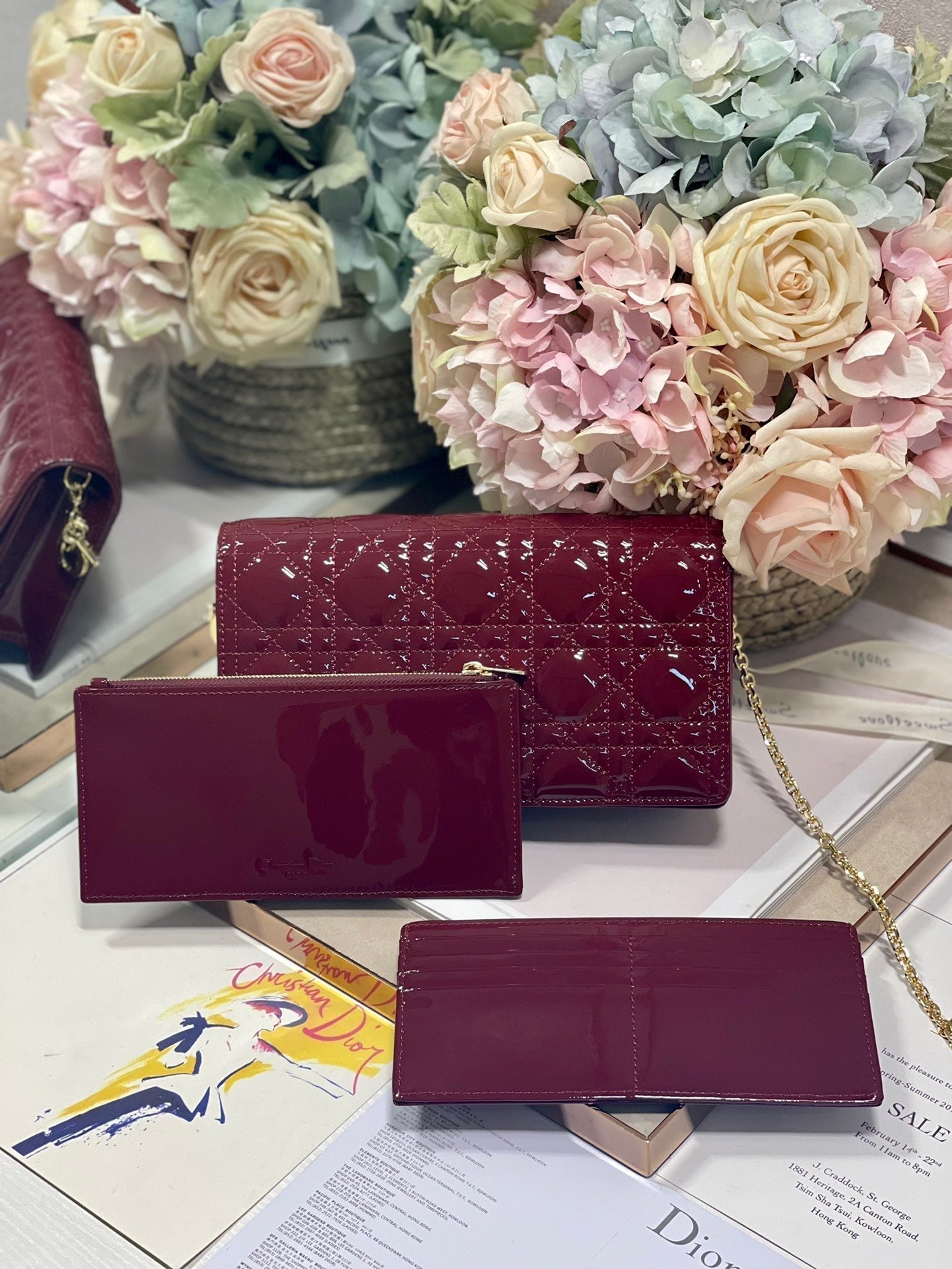 Lady Pouch Maroon Cd Travel Bag