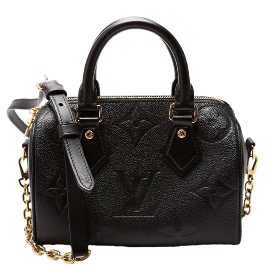 Louis Vuitton Speedy 20 W NM Black Empreinte Handbag