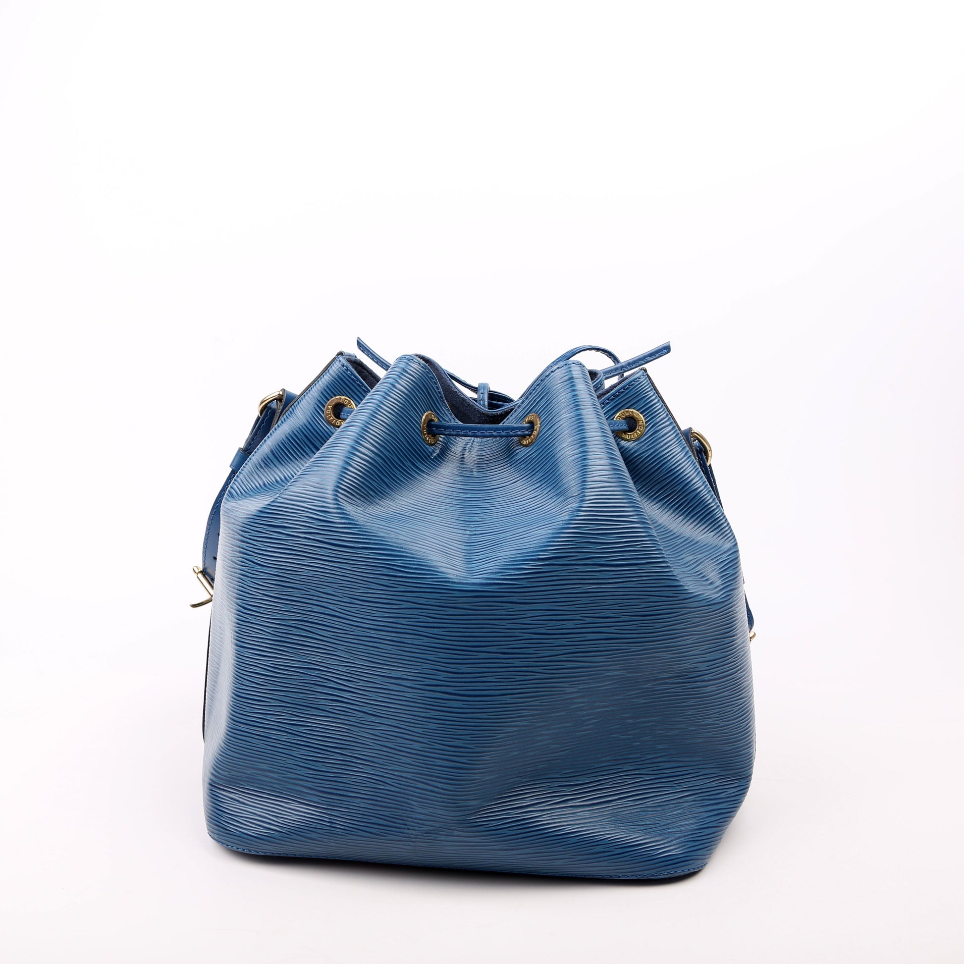 Louis Vuitton Noe Petit Epi Blue Handbag