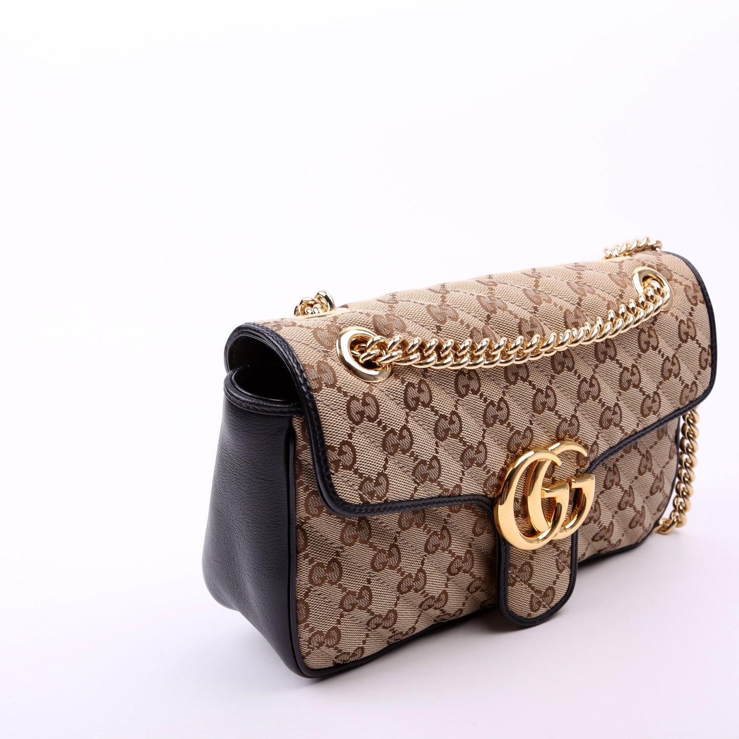Gucci Marmont Shoulder Bag Canvas Small Flap 3