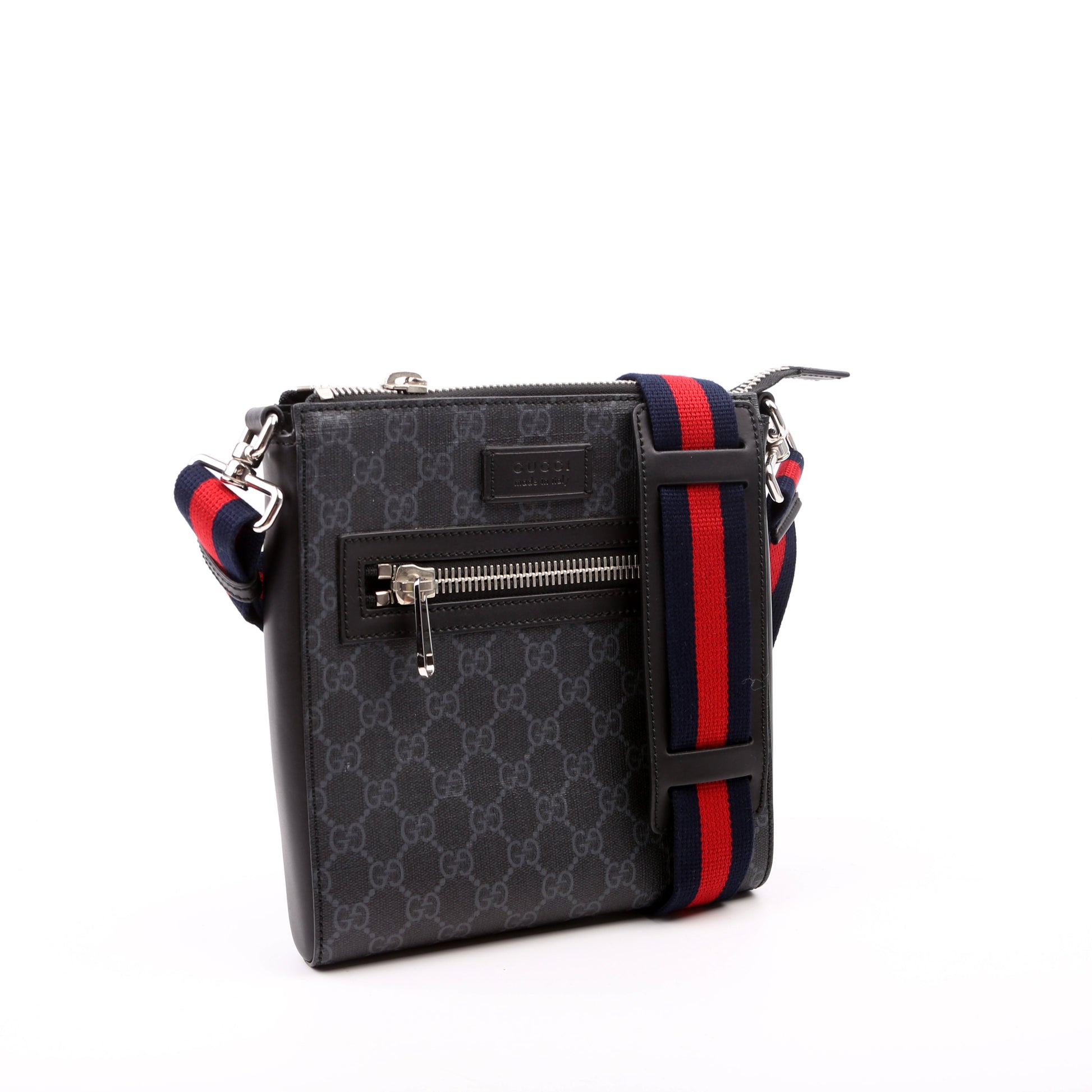 Gucci Supreme Messenger Black Travel Bag Bag Black