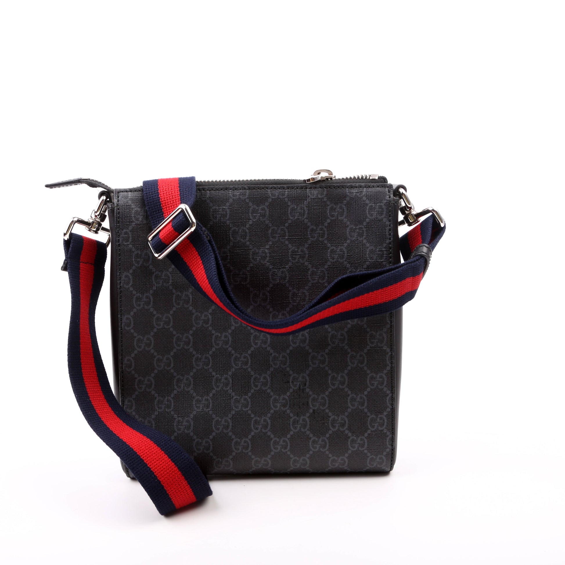 Gucci Supreme Messenger Black Travel Bag Bag Black