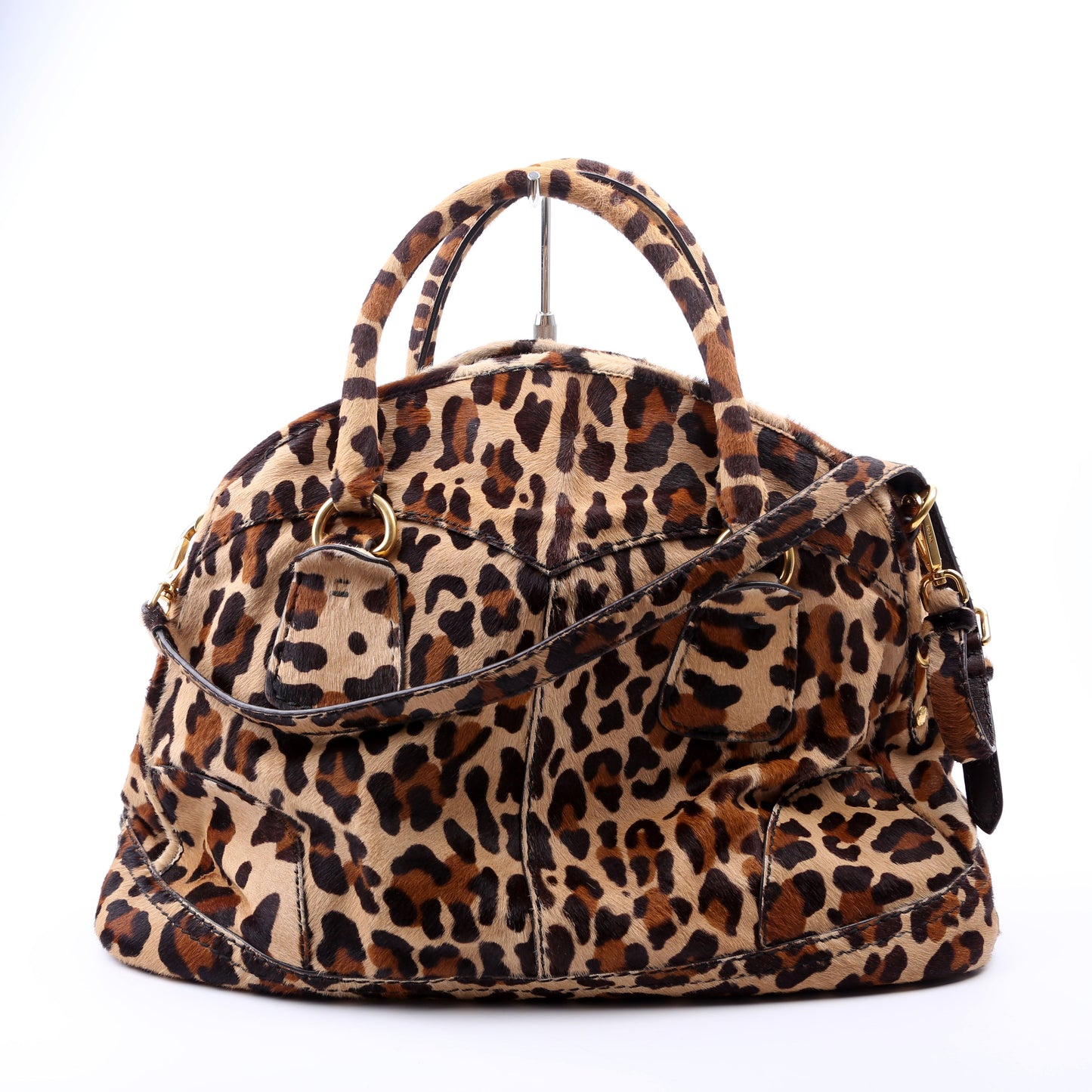 Prada Cavallino Pony Hair Bowler Way Bag Travel Bag