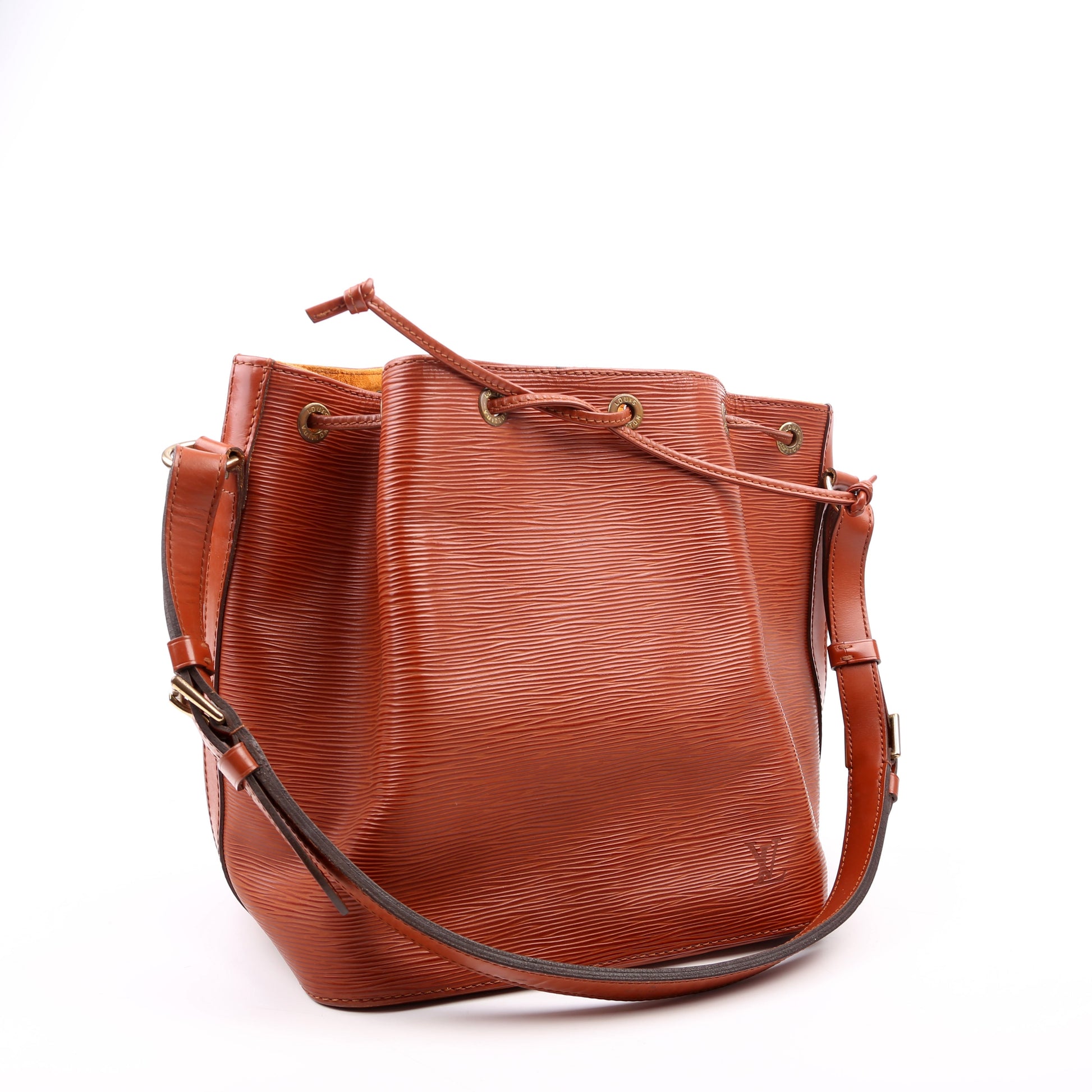 Louis Vuitton Noe Petit Epi Brown Handbag