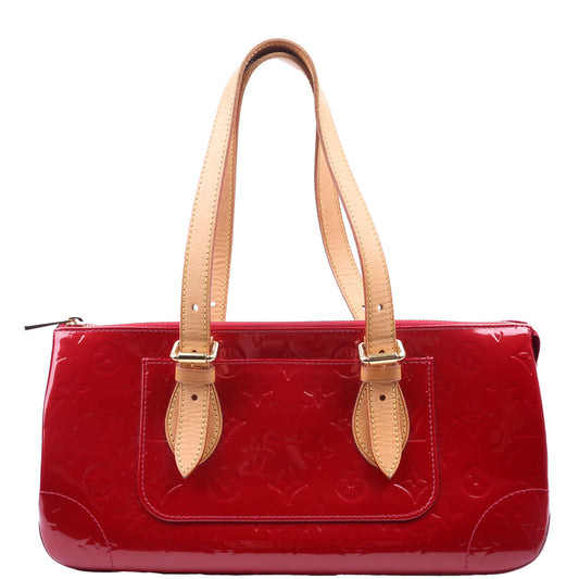 Louis Vuitton Rosewood Avenue Red Vernis Handbag