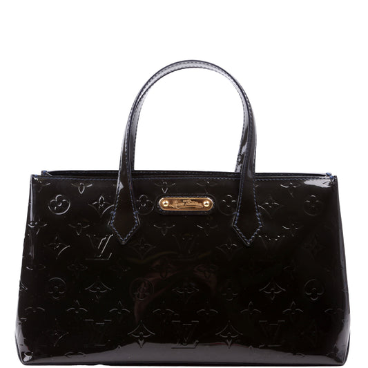 Louis Vuitton Wilshire Green PM Vernis Handbag