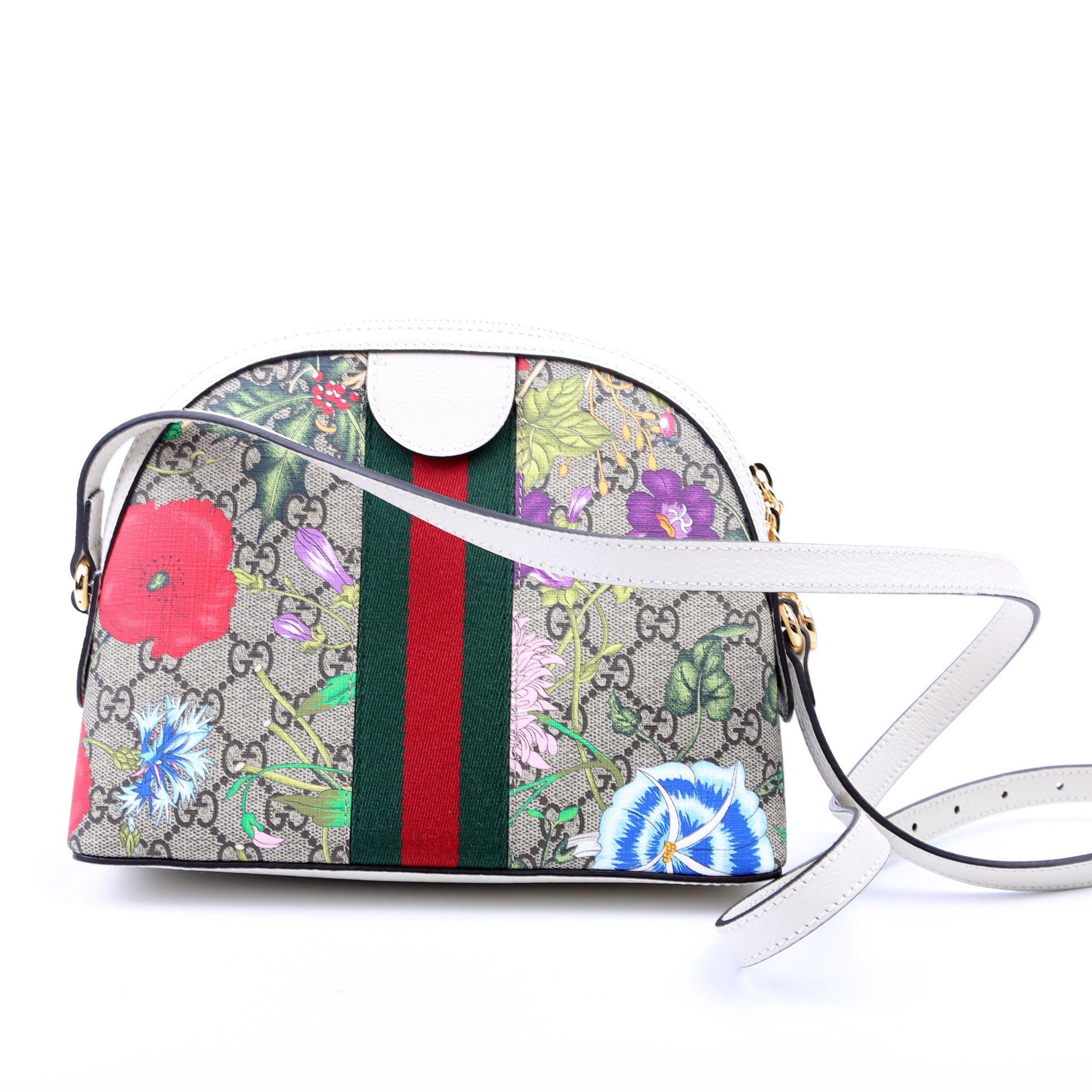 Gucci Ophidia GG Flora Small Crossbody Bag