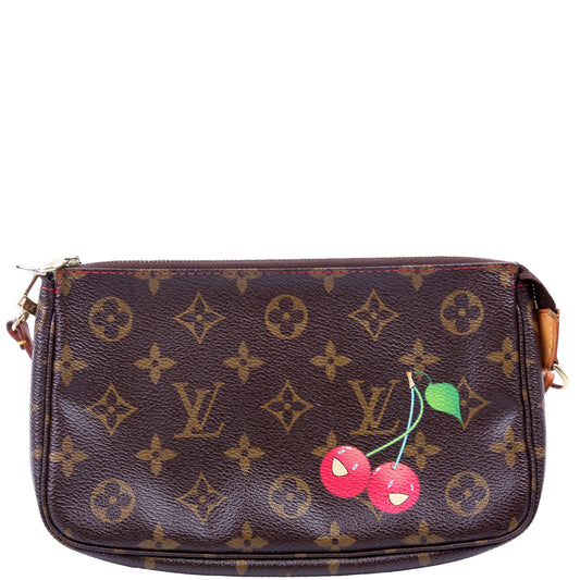 Louis Vuitton Pochette Access Cerise Clutch Bag