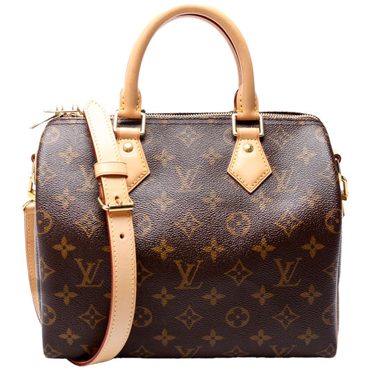 Louis Vuitton Speedy 25 W Monogram Handbag Monogram 1