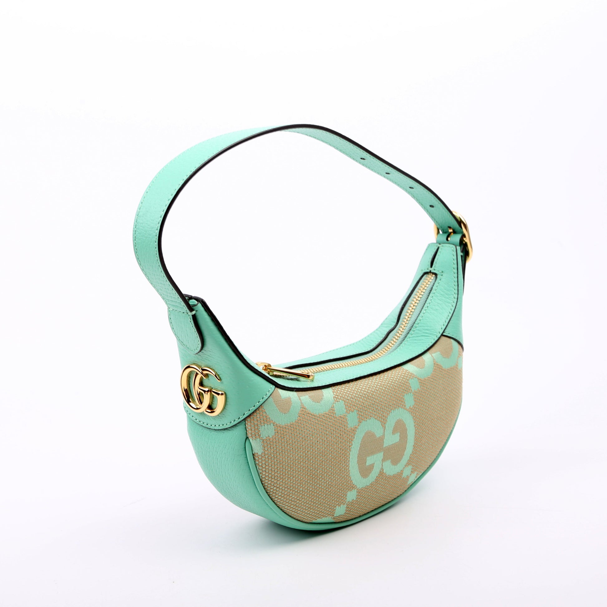 Gucci Ophidia Jumbo GG Green Mini Travel Bag