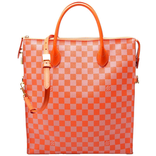 Louis Vuitton Mobil Couler Damier Orange Handbag