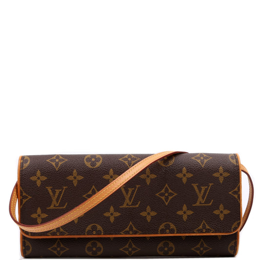 Louis Vuitton Pochette Twin GM Monogram Clutch Bag Monogram 32