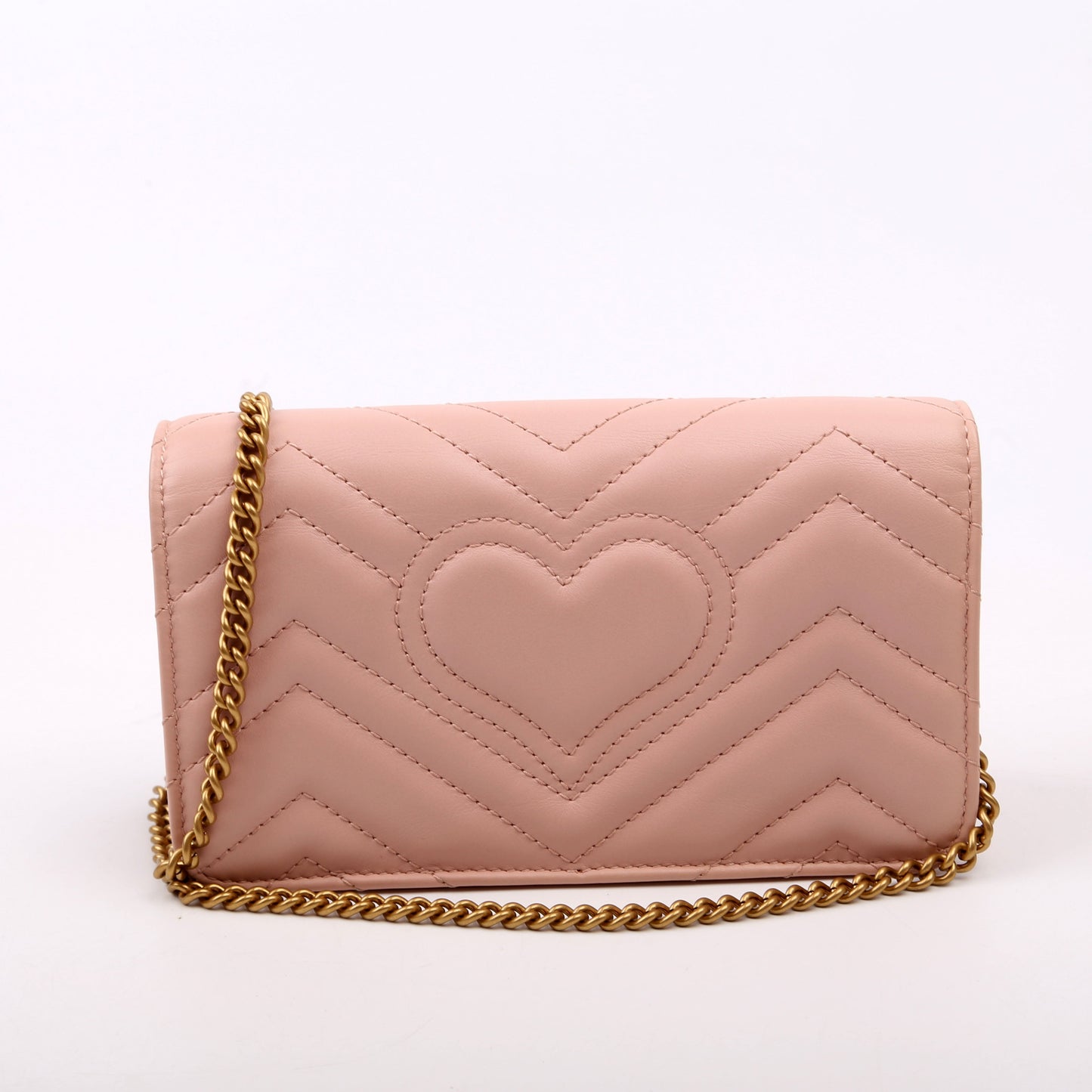 Gucci GG Marmont Pink Mini Travel Bag Pink 1