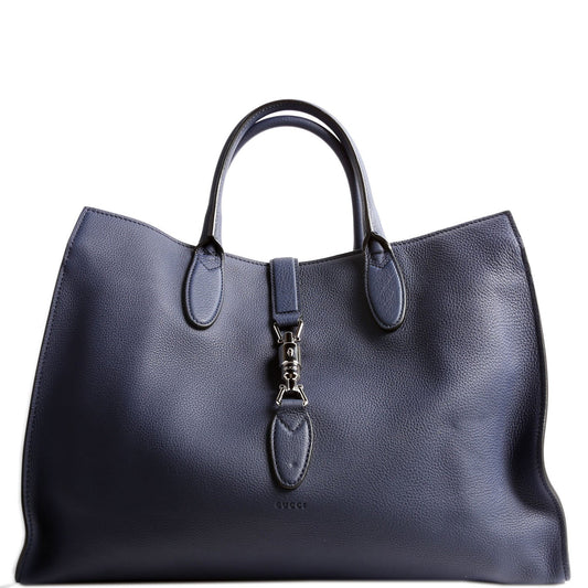 Gucci Jackie Soft Blue Large Tote Bag