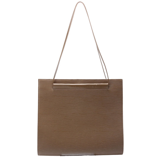 Louis Vuitton Saint Tropez Taupe Leather Epi Handbag