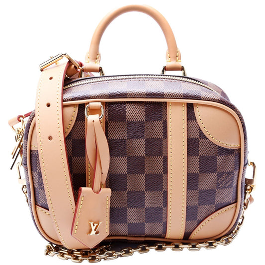 Louis Vuitton Valisette Souple BB Ebene Handbag