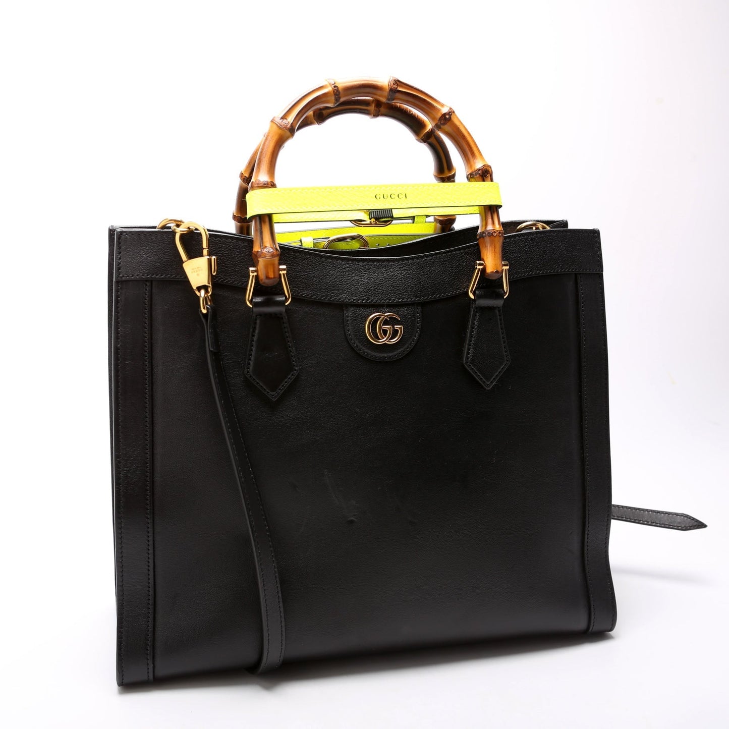 Gucci Diana Black Medium Tote Bag