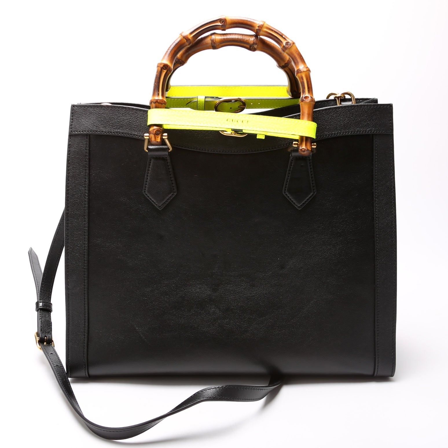 Gucci Diana Black Medium Tote Bag