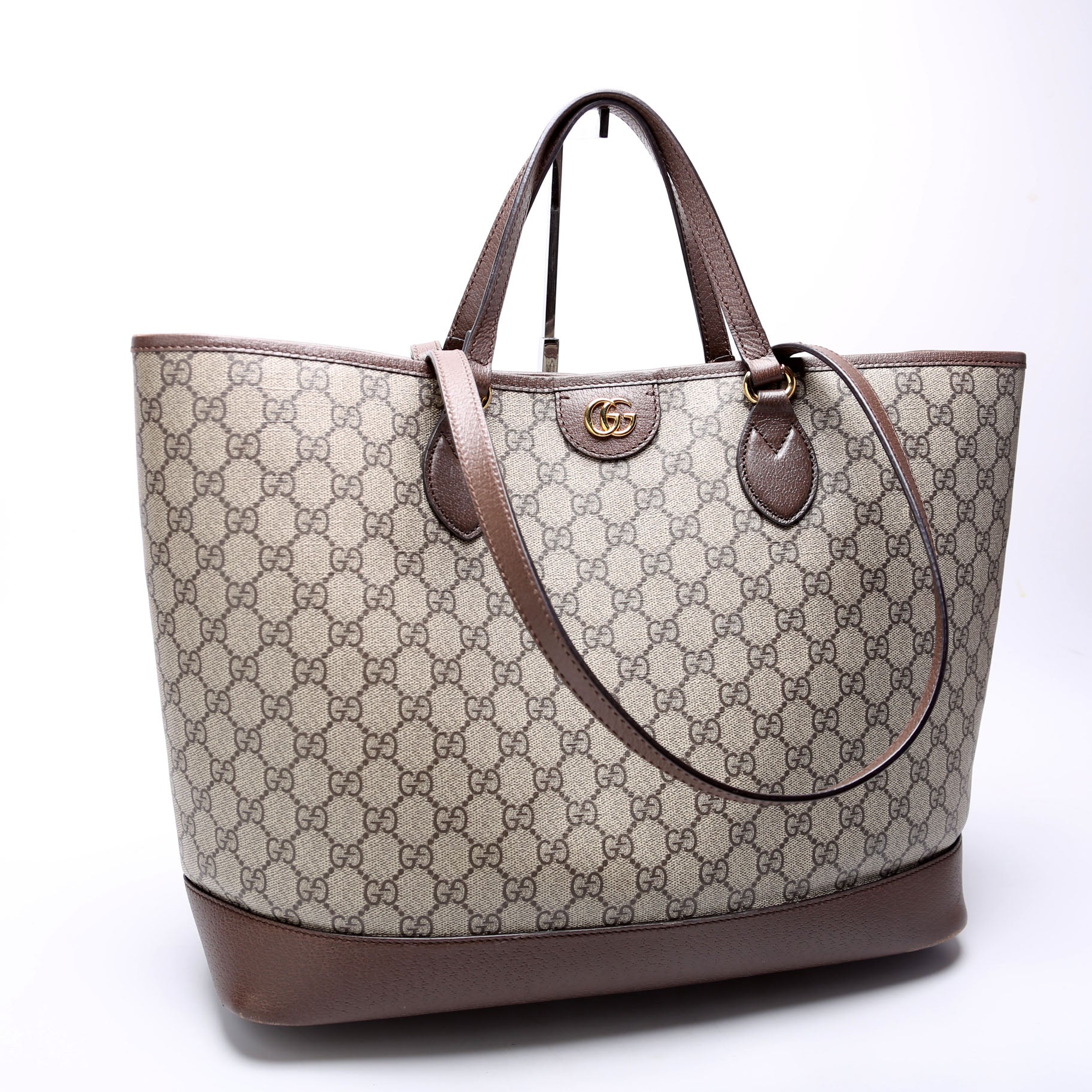 Gucci Ophidia GG Supreme Brown Medium Large Tote Bag