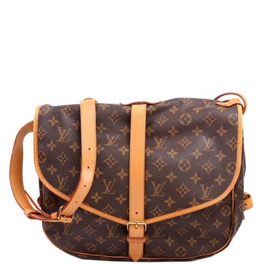 Louis Vuitton Saumur 35 Monogram Handbag Monogram 9