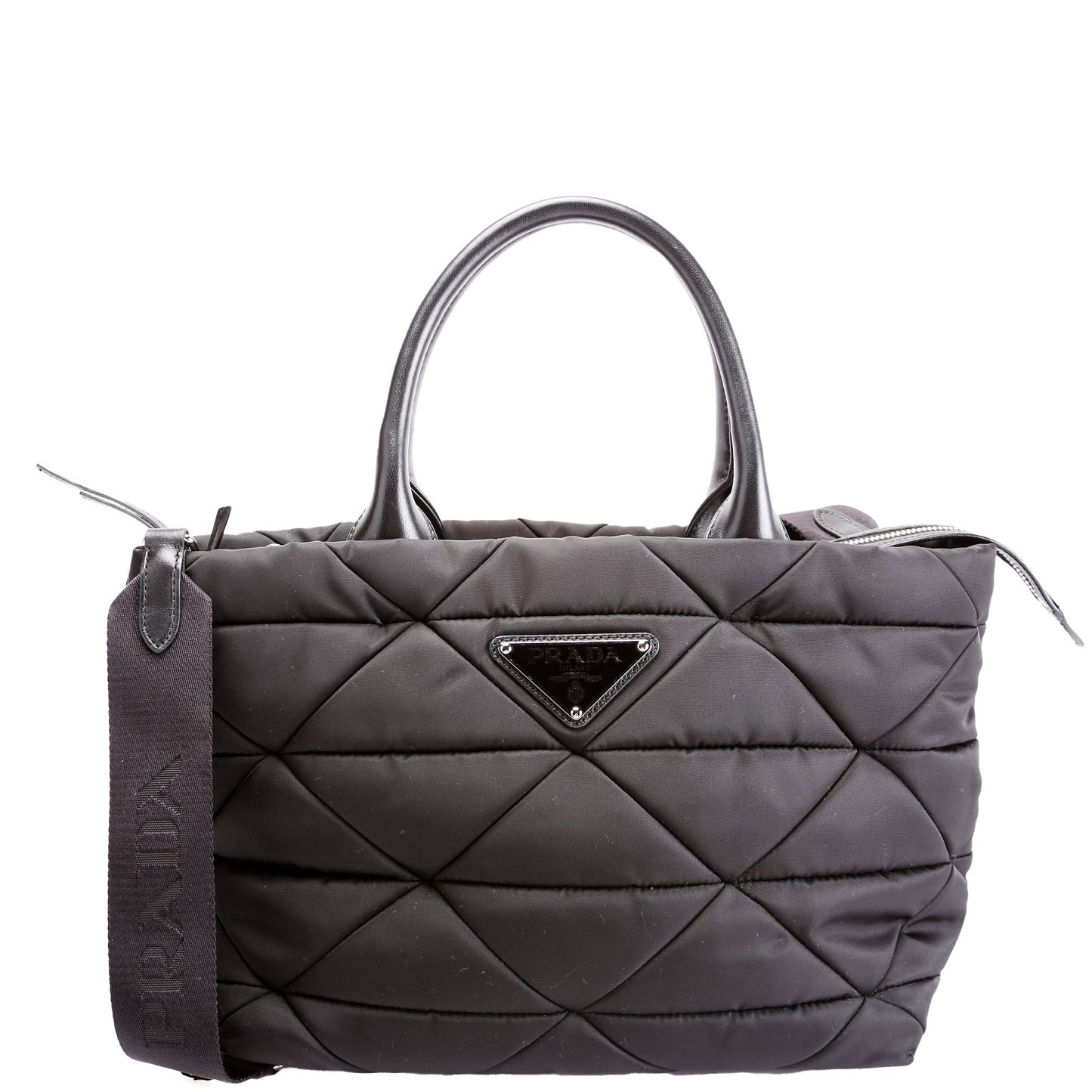 Prada Padded Re Tote Bag Nylon Black