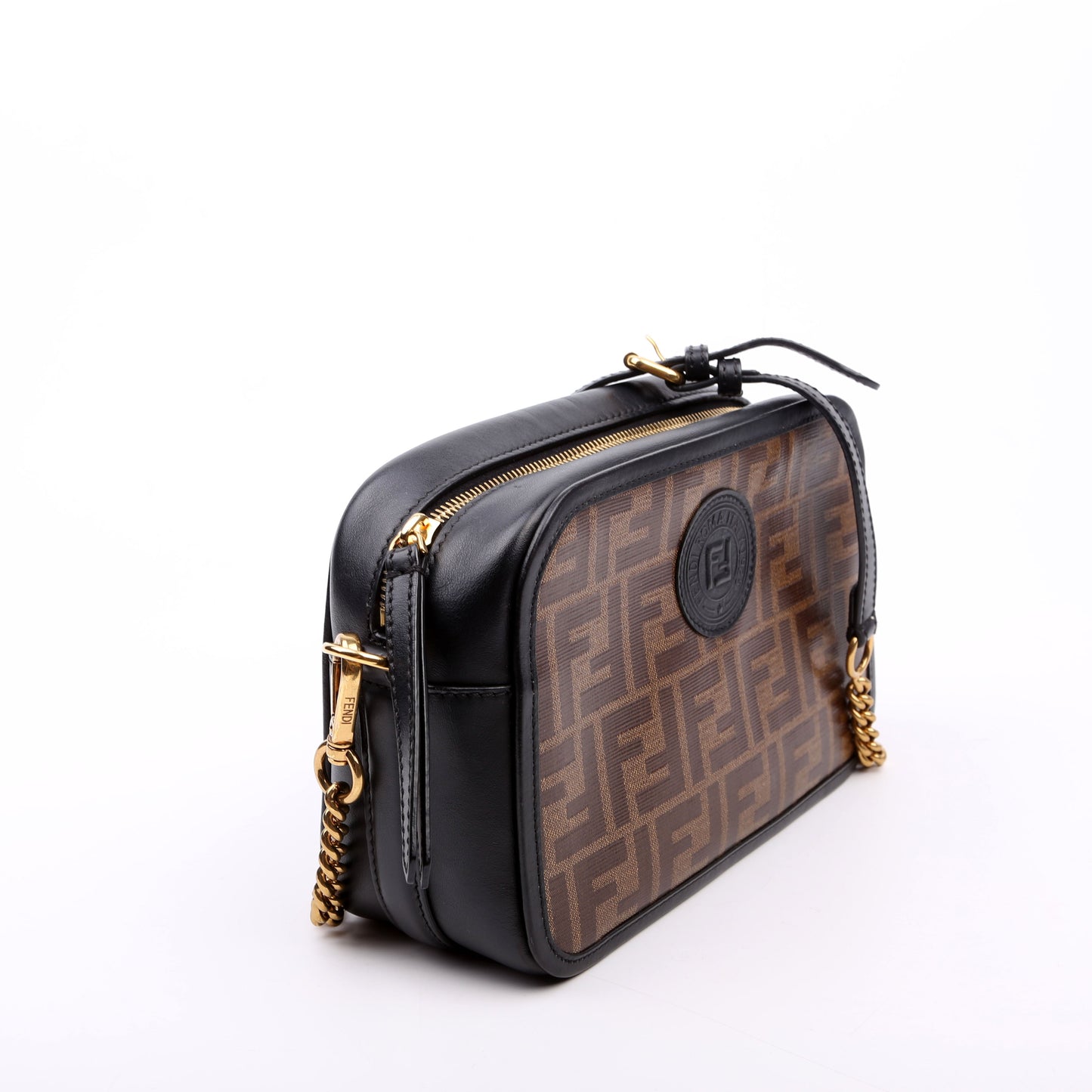 Fendi 8Bt287 Coated Camera Bag Canvas Small Travel Bag