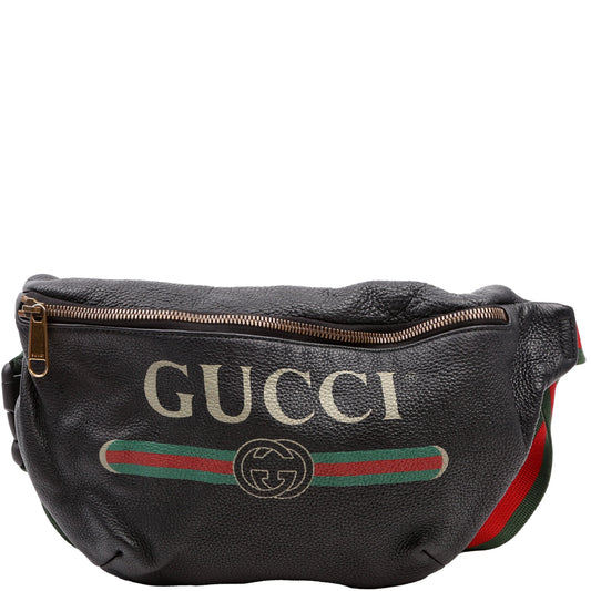 Gucci Retro Black Medium Belt