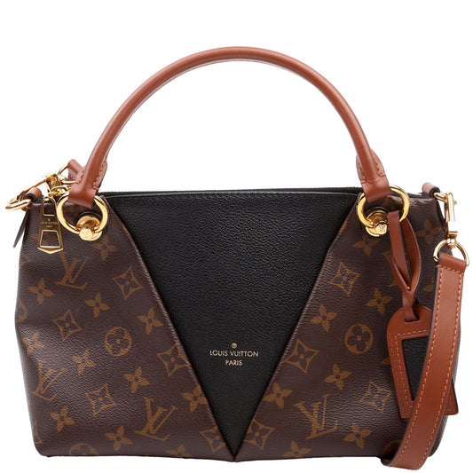 Louis Vuitton V BB Monogram Black Tote Bag