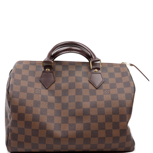 Louis Vuitton Speedy 30 Ebene Damier Handbag Ebene 55