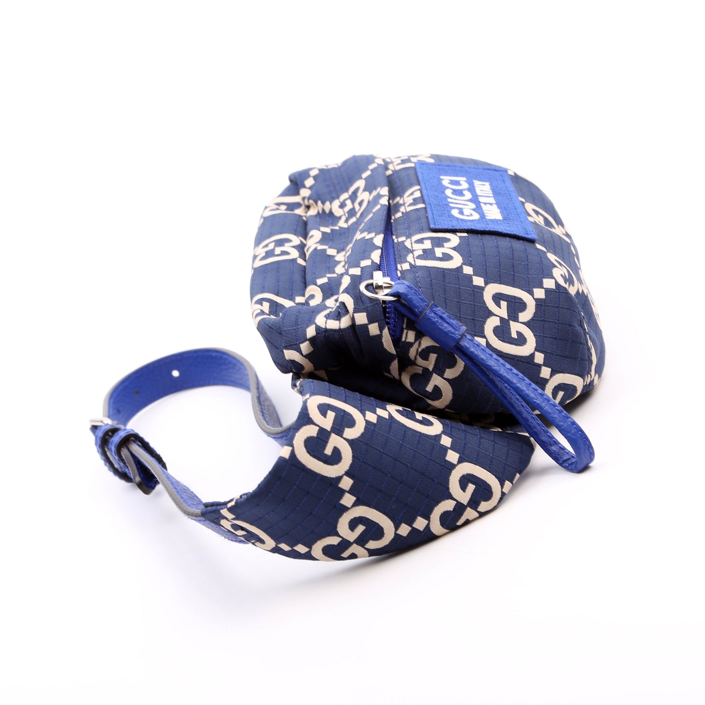 Gucci Ripstop Nylon Blue Belt