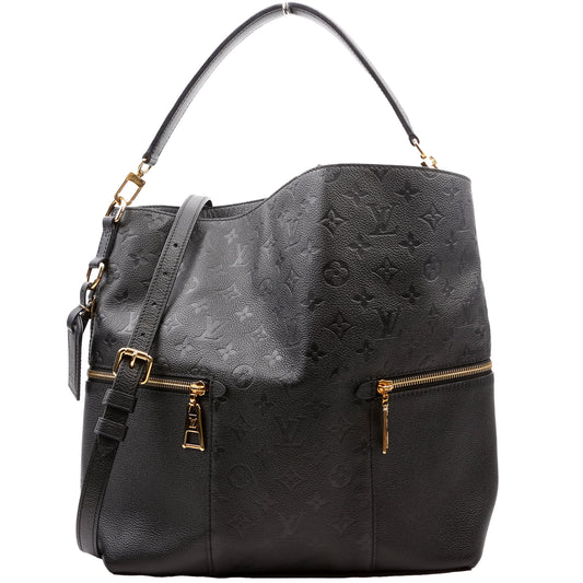Louis Vuitton Melie Empreinte Black Handbag Black 1