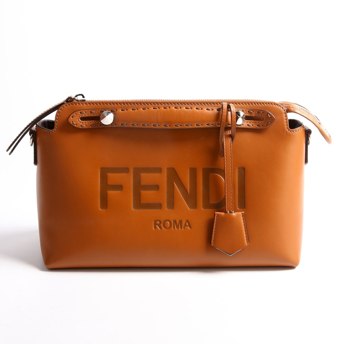 Fendi By The The Way Boston Bag Brown Medium Travel Bag