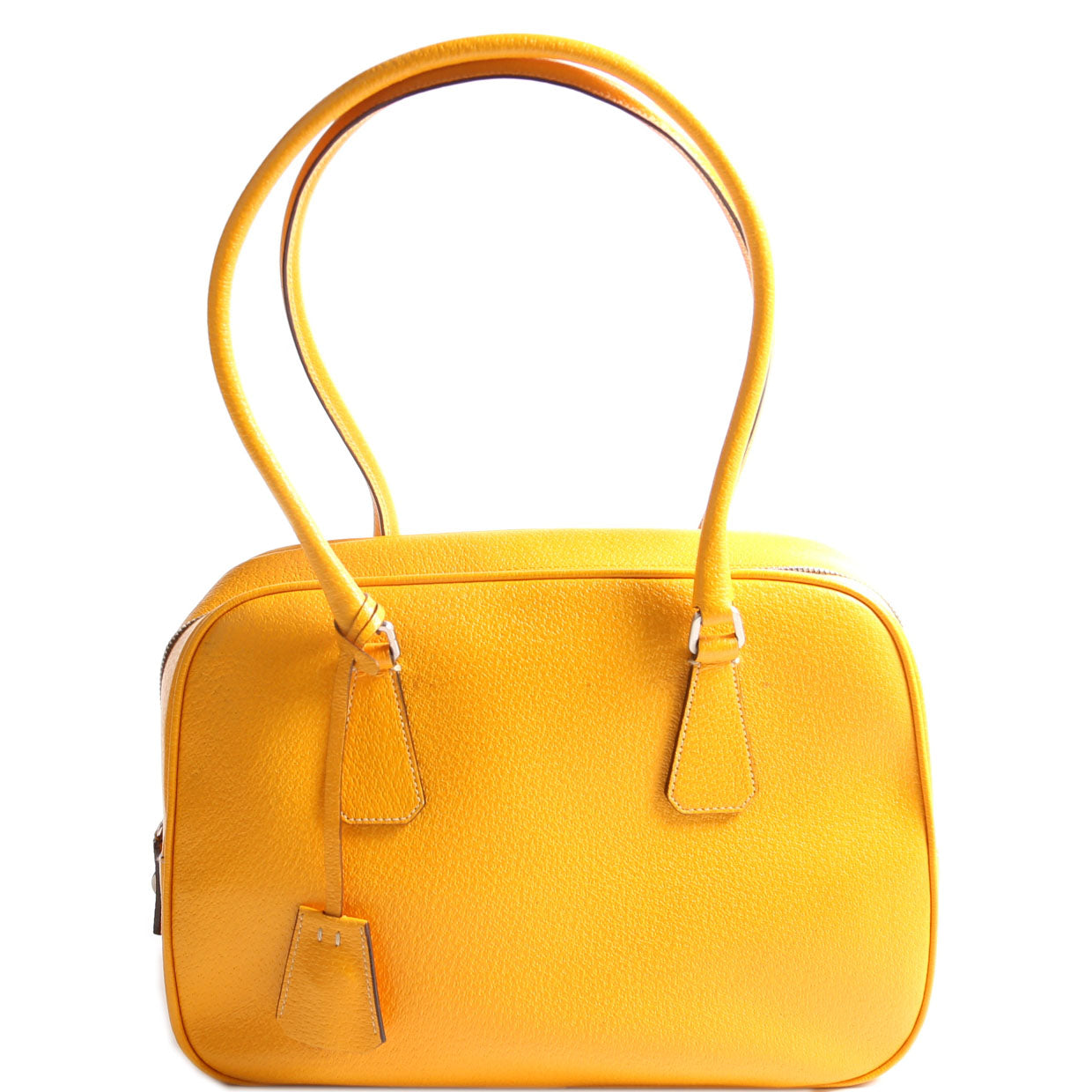 Prada Cinghialge Sport Bowler Yellow Bag Travel Bag