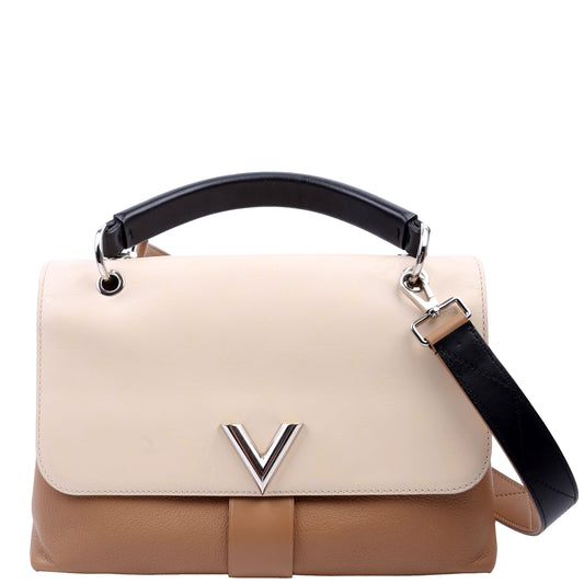 Louis Vuitton Very One Handle Calfskin Tan Monogram Handbag