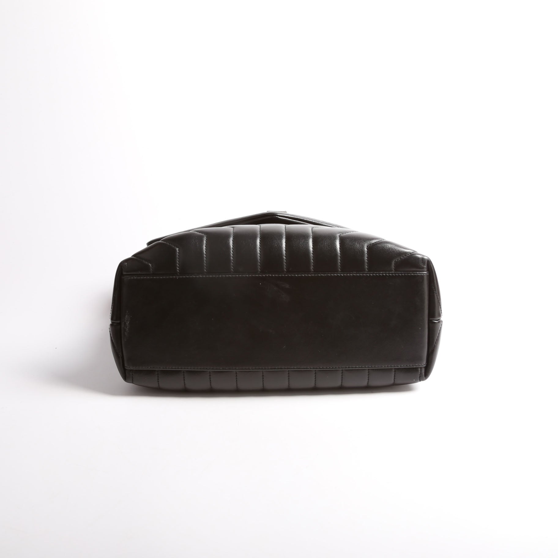 YSL Saint Laurent Loulou Satchel Bag Black Medium
