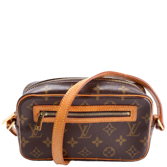 Louis Vuitton Pochette Cite Monogram Brown Clutch Bag