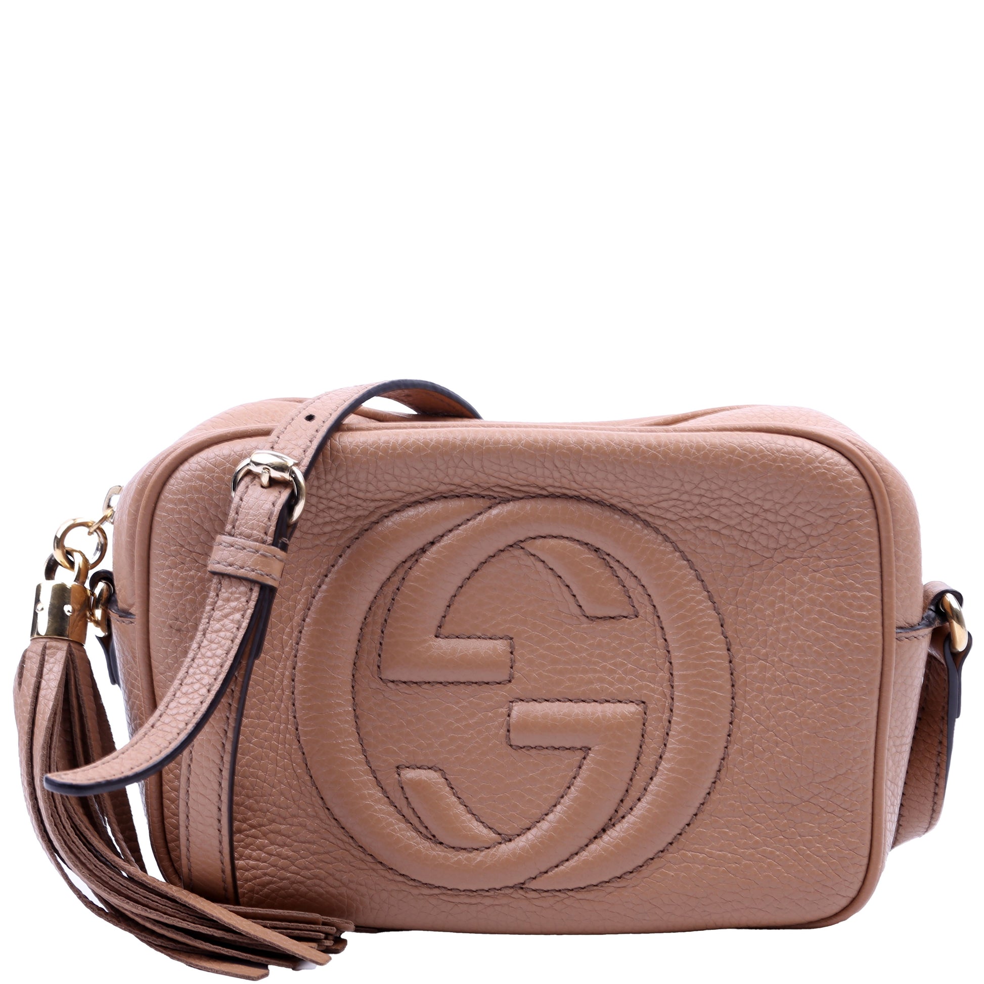 Gucci Soho Disco Tan Crossbody Bag Tan 5