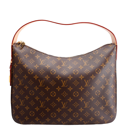 Louis Vuitton Slouchy Monogram Brown Red MM Handbag